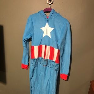 Captain America onesie